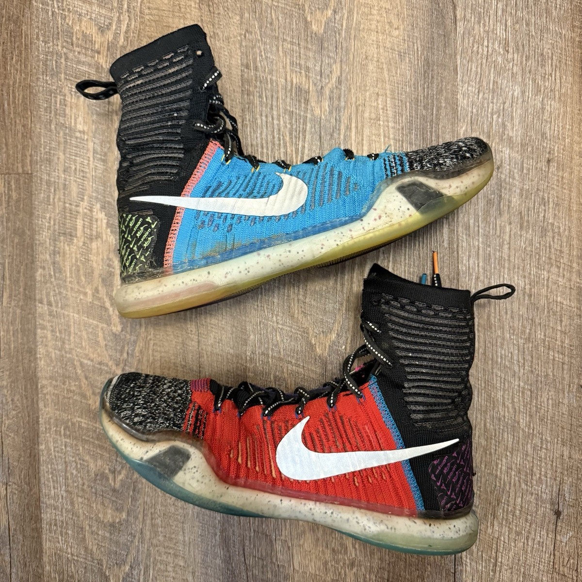 Nike Kobe 10 X Elite High What The Multicolor Size 10.5 Sneakers