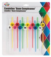 Gadget - Giocoplast: Blister Candeline Buon Compleanno -D- Giocoplast