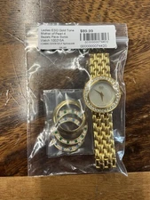 ESQ Women 100215A Swiss Esquire MOP Dial Pave Round 26mm Quartz Women's Watch