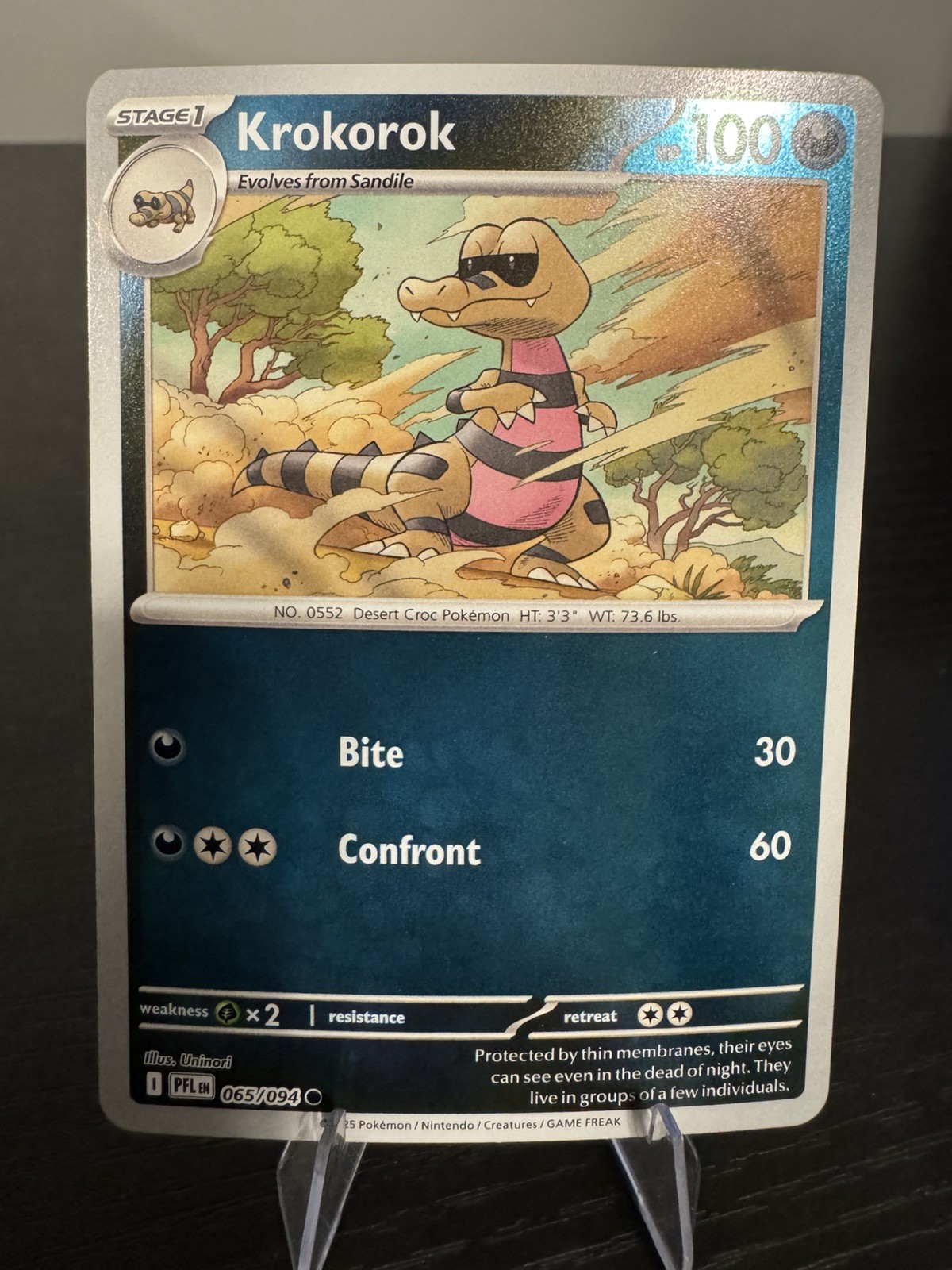 Krokorok 065/094 Me02: Phantasmal Flames Reverse Holo