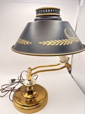 Retro Student Lamp UNDERWRITER'S LABORATORIES Portable RETRACTABLE Study Lamp