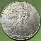 1996 $1 American Silver Eagle Dollar Bullion .999 fine silver key date & low pop