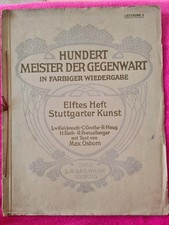 HUNDERT MEISTER DER GEGENWART IN Farbigen Wiedergabe Elftes Heft 1904