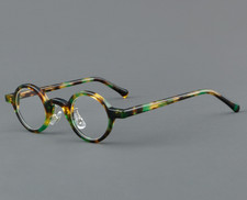 Retro Japanese Small Round Full Rim Fashion E...