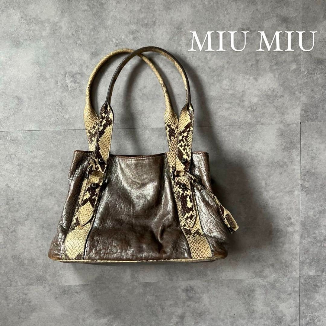 90s Miumiu archive bag バッグ 90s Miu Miu Archive Leather