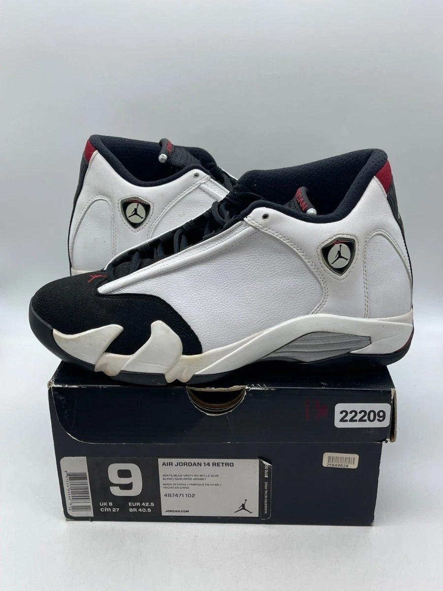 Jordan 14 Retro 2014 Black Toe for Sale | Authenticity Guaranteed