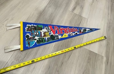 Vintage Felt Pennant Virginia