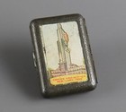 Vintage Bryant & May 1938 Empire Exhibition Scotland Tin Vesta Case Matchsafe