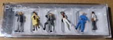 PREISER 14080 HO SCALE FIGURES ~PHOTOGRAPHERS~ 6 FIGURES