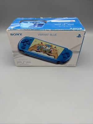 Sony PSP 3000 Slim & Lite Vibrant Blue Handheld-Spielkonsole