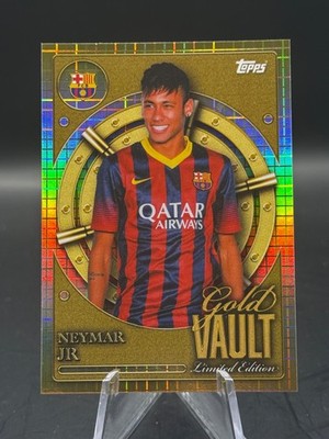 2025 Topps FC Barcelona Collector Tin, Neymar Jr, Gold Vault, # GV-8