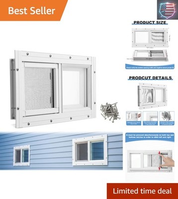 1 Pack Basement Home Window 16'' x 8'' Mini Basement Windows Replacement with...