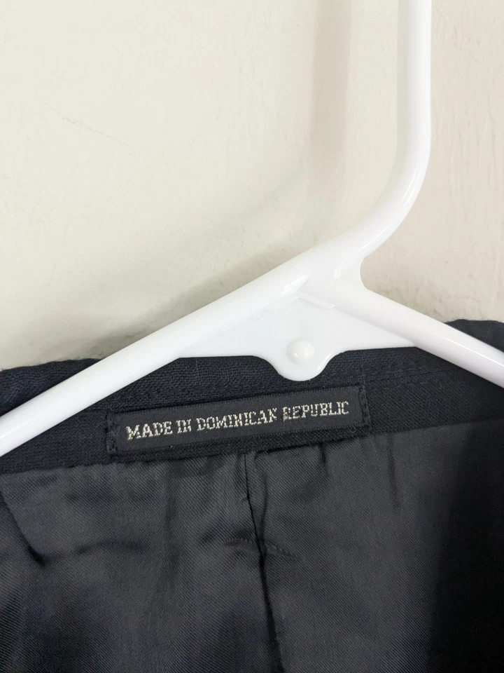 Chaqueta Esmoquin Pierre Balmain Para Hombre 46L Lana Negra Doble Pecho *Defecto* Foto 2 de 4