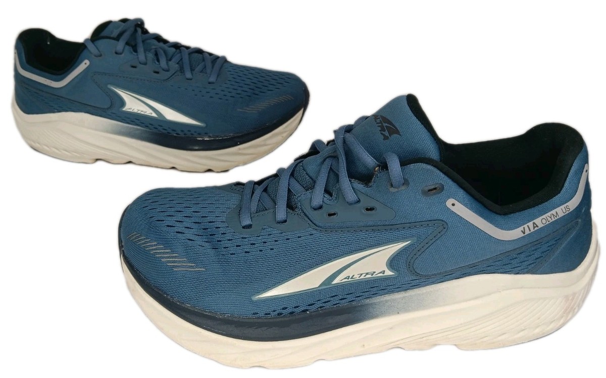 Altra Via Olympus 4 Mens 10.5 Blue Running Walking Shoes 