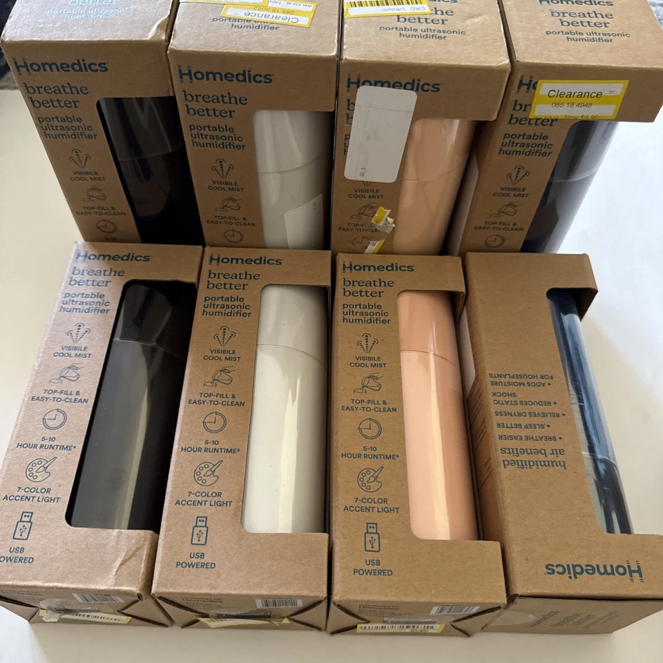 Homedics Breathe Better Portable Humidifier NEW - Image 3 of 4