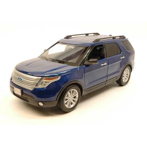 FORD EXPLORER XLT 2015 BLUE 1:18 Motormax Auto Stradali Modellino Nuovo - Immagine 2 di 3