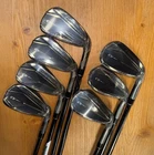 TaylorMade Qi Gun Metal Irons New 2025 - 5-PW+AW Graphite Regular Flex