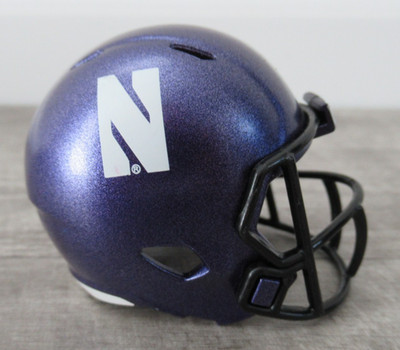 Northwestern Wildcats Riddell Pocket Pro Football Helmet Speed