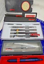 6x - rOtring bundle Isograph Technical Pens 0.20mm, 0.30mm, 0.50mm +3in1 2159367