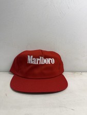 Made In USA 90'S Vintage Marlboro Cap Adjustable Hat Trucker Baseball Snapback