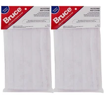 (2 Pack) Bruce 15" Microfiber Mop Replacement Cover Pad Floor Cleaning Washable