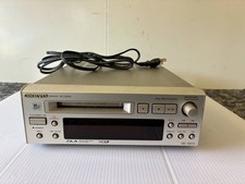Onkyo High Speed Audio MD 105TX MiniDisc Recorder Player Silver Tested