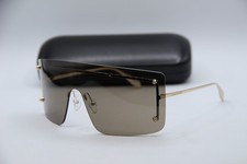 NEW ALEXANDER MCQUEEN AM0412S 002 GOLD AUTHEN...