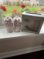 UGG Baby Bixbee Llama Stuffy infant slippers, US size 4 /5