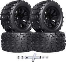 Preglued Mounted 12mm Hex Hubs Rc Truck Tires And Wheels 2.8 Tires With Foam Ins