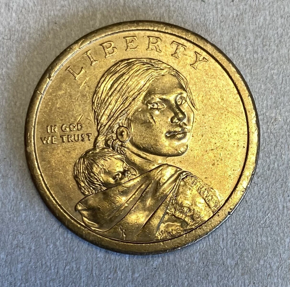 H26 – Münze ONE 1 DOLLAR 2010 Hiawatha HAUDENOSAUNEE UNITED STATES OF AMERICA  - Bild 2 von 2