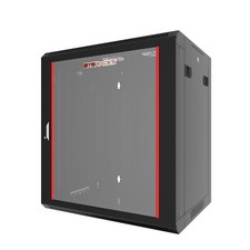 12U Wall Mount Server Rack Network Cabinet Locking Glass Door Av Data Enclosure