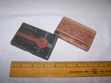 Vintage COSCO Rubber Type Set Date Print Ink Stamp Set EMPTY Box USA