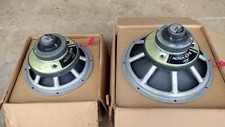 Lot Of 2 Vintage Peavey Black Widow Speakers Model 1507 15" & 1204 12" 8 Ohms