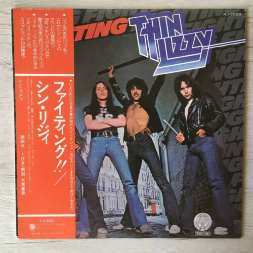 LP "Fighting" de Thin Lizzy con OBI Vertigo RJ-7055 EX/EX - Imagen 1 de 7