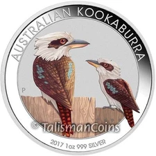 Australia 2017 BERLIN KOOKABURRA World Money Fair WMF $1 1 Oz Silver in FULL OGP
