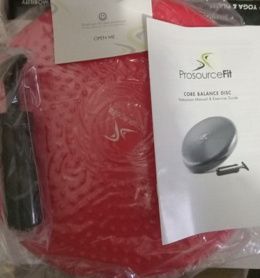 Disque D'Équilibre ProsourceFit | 35 Cm Diamètre | Pompe Incluse | Fitness Et Rééducation