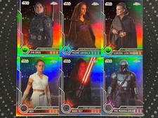 2023 Topps Chrome Star Wars Refractors 1-100 You Pick Complete Your Set