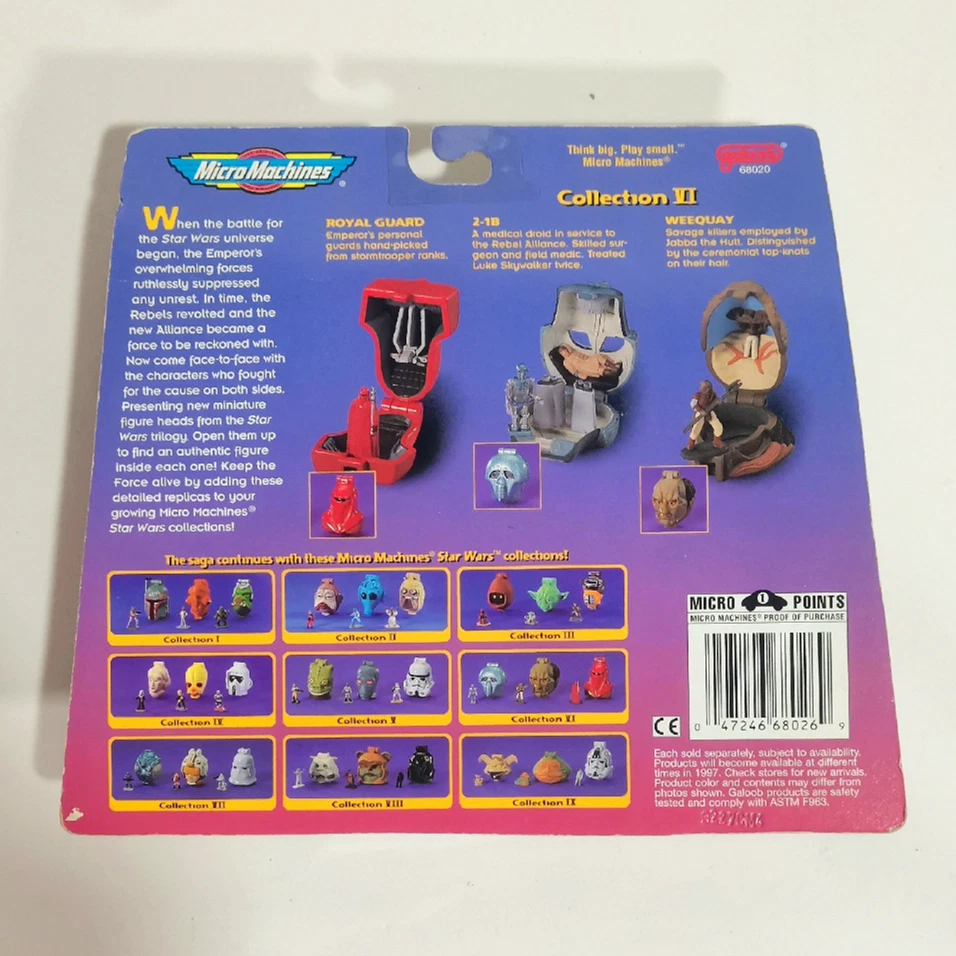 Star Wars Micro Machines Mini Acción Transformación Juegos VI Figura Guardia Real Foto 2 de 3