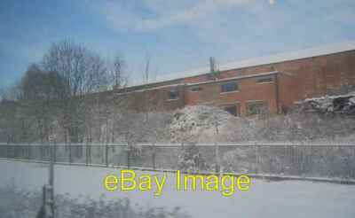 Photo 6x4 Simplex Works in the Snow, Roade A factory making Plasting moul c2010
