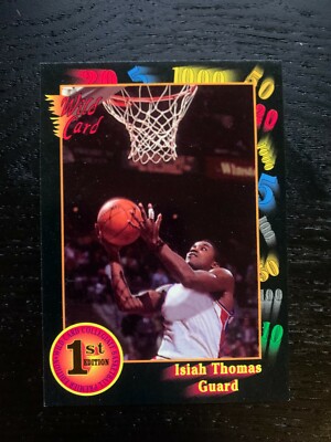 1992 Wild Card Collegiate - Isiah Thomas #7 for sale online | eBay