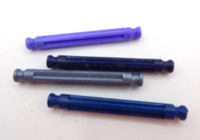 k'nex Parts Rods Blue, Purple, or Gray Sets of 12 2 1/8