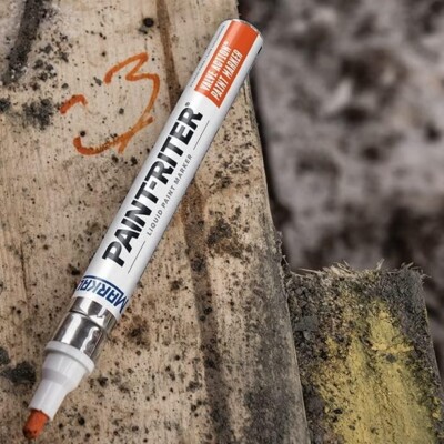 Markal Valve Action Paint Marker with 1/8'' Bullet Tip, (12 Markers)