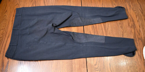 Tailored Sportsman, Trophy Hunter breeches, midrise side zip charcoal 32L long - Picture 2 of 7