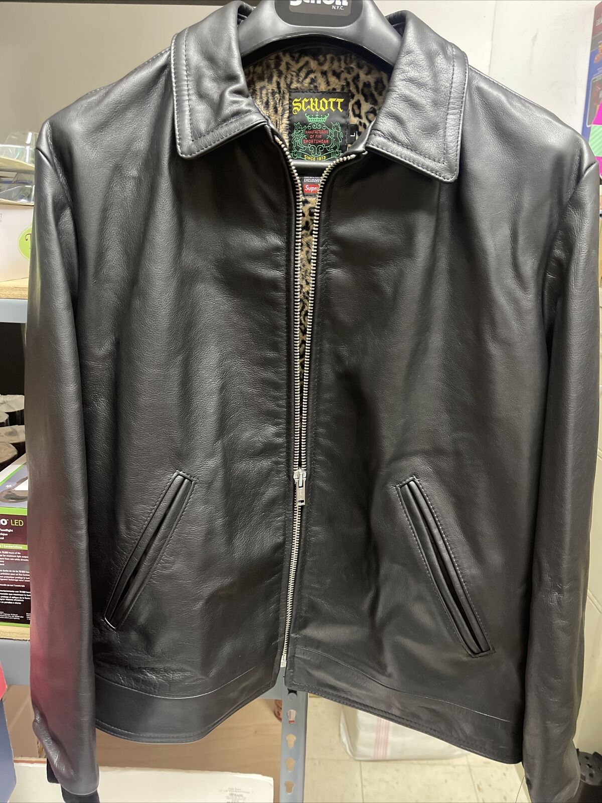 Supreme Schott Leather Work Jacket