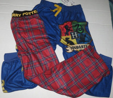 w4 Hogwarts Unisex Youth Harry Potter Pajama Sleep Pants 2pk LG 10-12