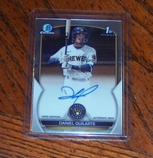 2023 Bowman Chrome Daniel Guilarte Auto CPA-DGE