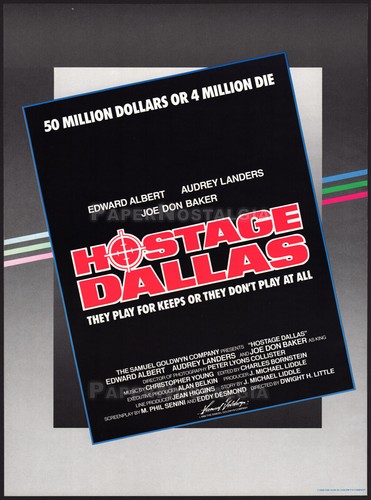 HOSTAGE DALLAS_/_GETTING EVEN__Original 1986 Trade AD / poster__AUDREY LANDERS - Picture 2 of 3