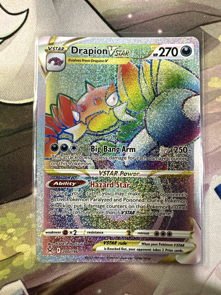 Pokémon Card - Drapion Vmax 200/196 Full Art - Lost Origin | eBay