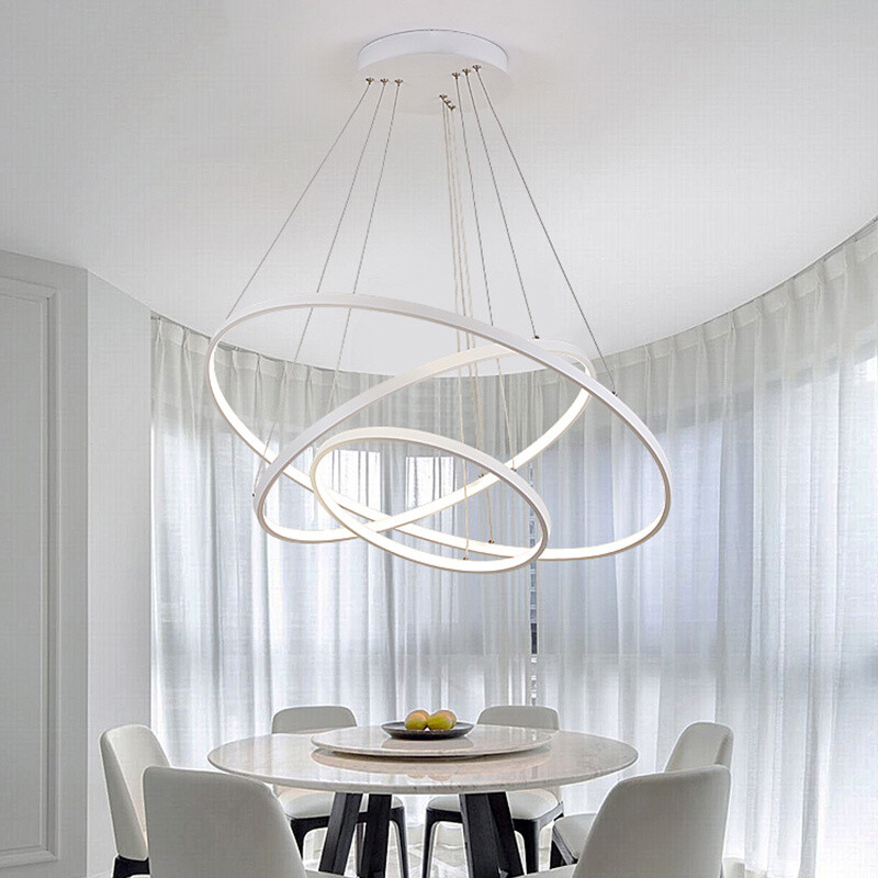 Modern Chandelier LED Ceiling Lights Hanging Living Room Bedroom