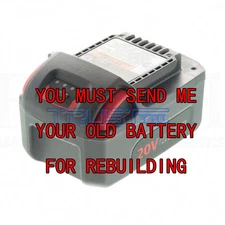 Rebuild service for Ingersoll Rand 20 Volt BL2010 BL2022 4.0 AH 3.0ah Li-Ion
